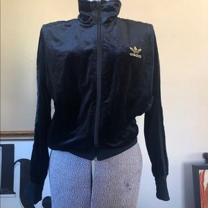 Adidas Velour Track Jacket